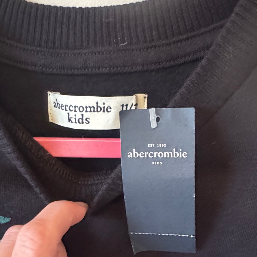 Abercrombie & Fitch Kids Black Sweatshirt - Picture 2 of 4